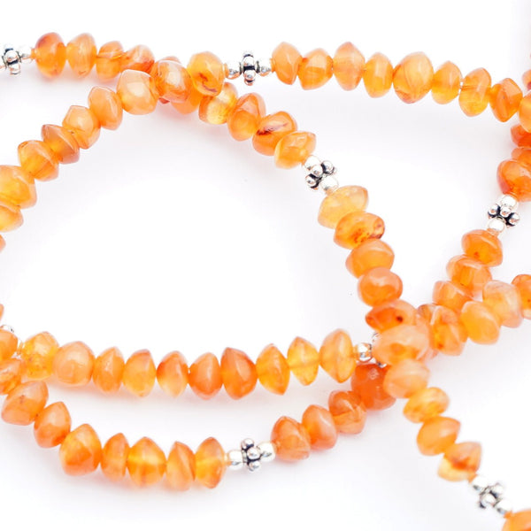 Carnelian and Silver Necklace